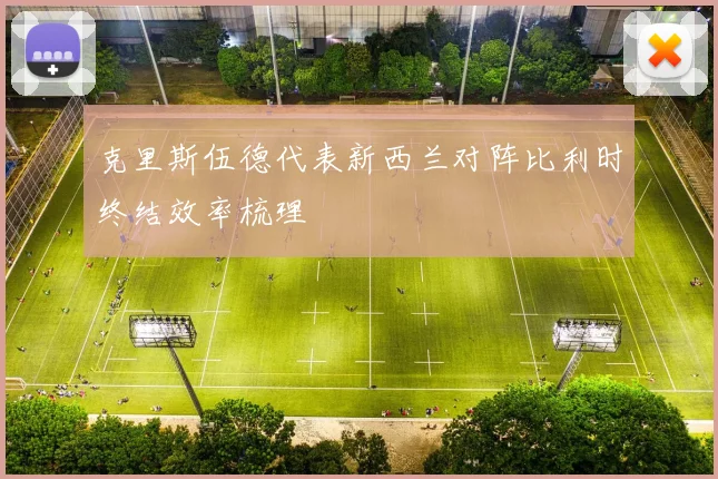克里斯伍德代表新西兰对阵比利时终结效率梳理